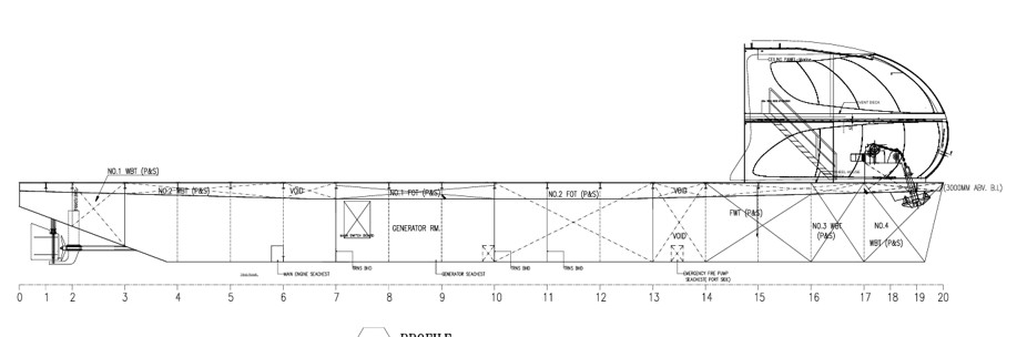 26 m Passenger → Crew Supply Conversion