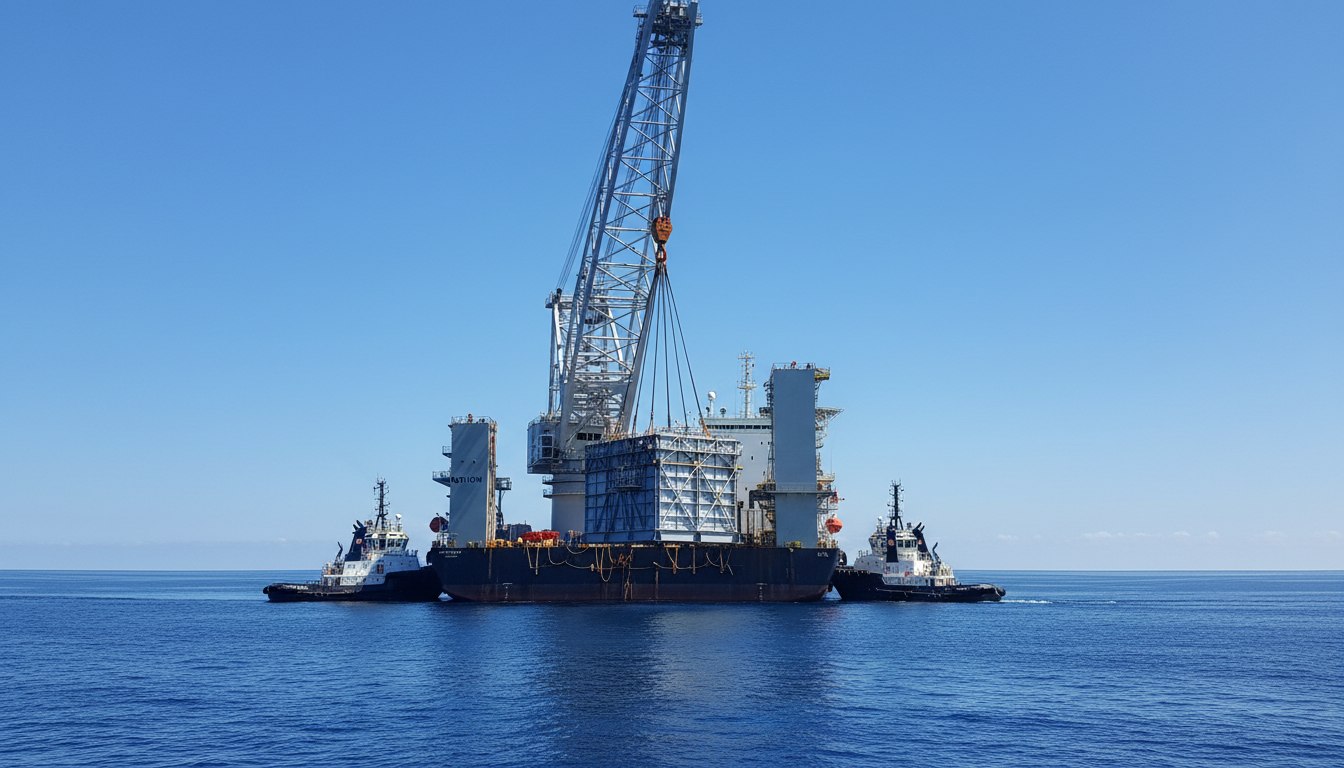 Barge Modification for Crane Ops